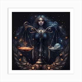 Libra Art Print