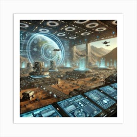 Terraforming Command Large Scale Project Art Print