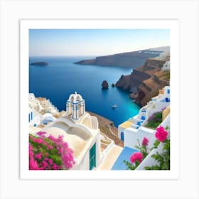 Oia, Greece Art Print