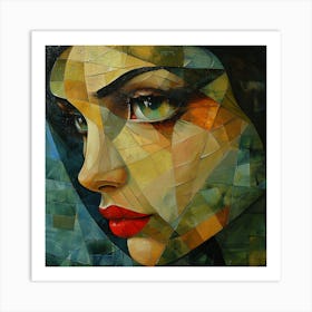 Abstract Of A Woman 12 Art Print