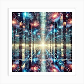 A Mesmerizing Depiction Of The Hall Of Reflections Art Print