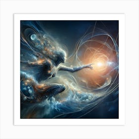 Ethereal Woman Art Print