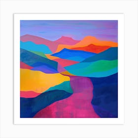 Abstract Travel Collection Bolivia 7 Art Print