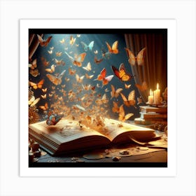 Book Of Magic Art Print