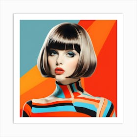 Mod Girl 18 Art Print