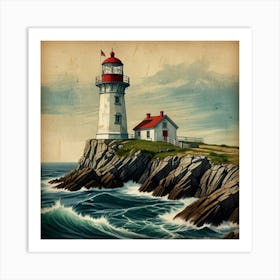 Lighthouse 8 Art Print