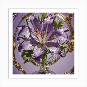 Purple Lily Art Print