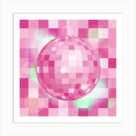 Pink Disco Art Print