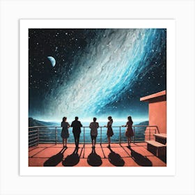 Sky At Night Art Print