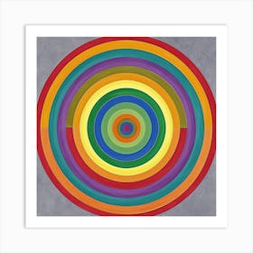 Rainbow Circle Art Print