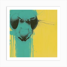 Wasp Head Art Print