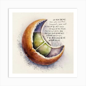 Acorn Poem Art Print