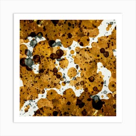 Watercolor Abstraction Spots In The Sun Art Print