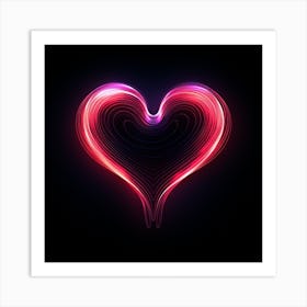 Love Neon (12) Art Print