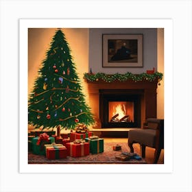 Christmas Tree 41 Art Print