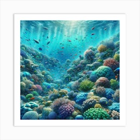 Coral Reef Art Print