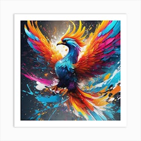 Phoenix Bird Art Print