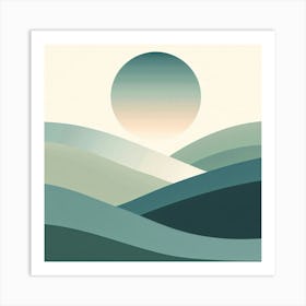 Abstract Landscape Art Print