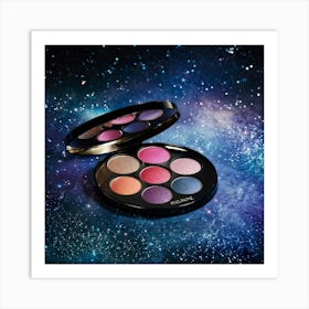 A Celestial Infused Makeup Palette Boasting Interstellar Radiance And Twinkling Shimmer Encapsulat (3) Art Print