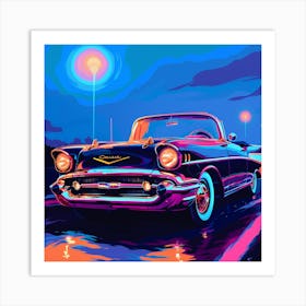 Chevrolet Bel Air 4 Art Print