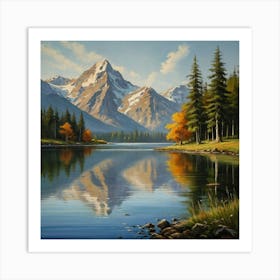 Mountain Lake 6 Art Print