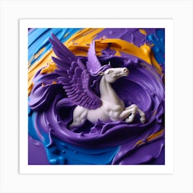 'Purple Horse' 1 Art Print