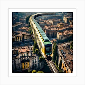 Train In Italy Art Print