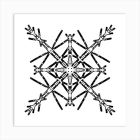 Snowflake 18 Art Print