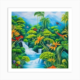 Tropical Jungle 2 Art Print