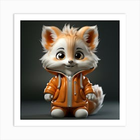 Pretty Fox 1 Art Print