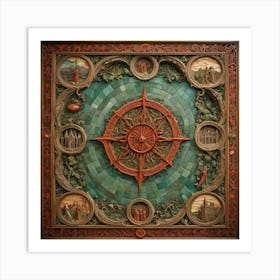 Compass Art Print