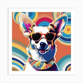 Corgi 18 Art Print