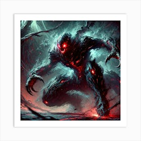 Shadow Beasts Converted Art Print