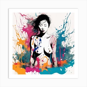 Nude Woman Art Print