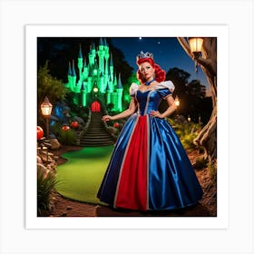 Snow White And The Seven Dwarfs 3 Art Print