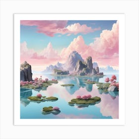 Asian Landscape Art Print