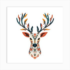 Stag Serenity Art Art Print