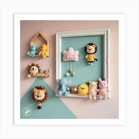 Stuffed Animals Art Print