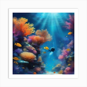 Coral Reef 1 Art Print