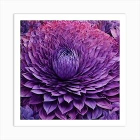 Purple flower 1 Art Print