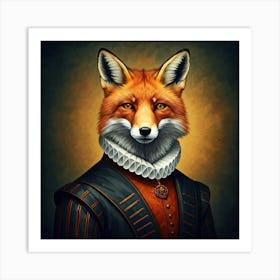 Fox Portrait Art Print