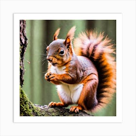 Red Squirrel 9 Art Print