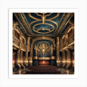 Theatre Interior 5 Art Print