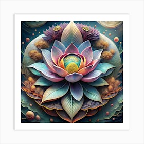 Lotus Flower 48 Art Print