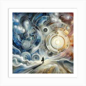 'Time And Space' Art Print