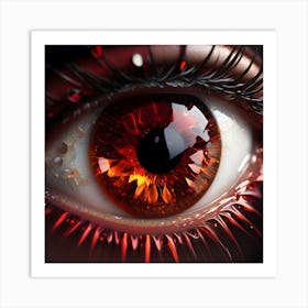 Eye Of Fire Art Print