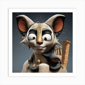 Egyptian Cat Art Print