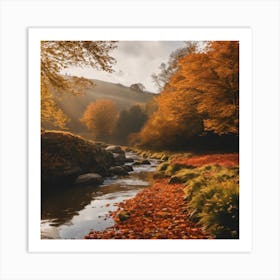 Autumn River 2 Art Print