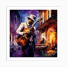 Jazz Musician 97 Art Print