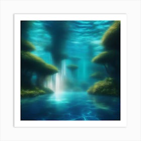 Underwater Forest Art Print